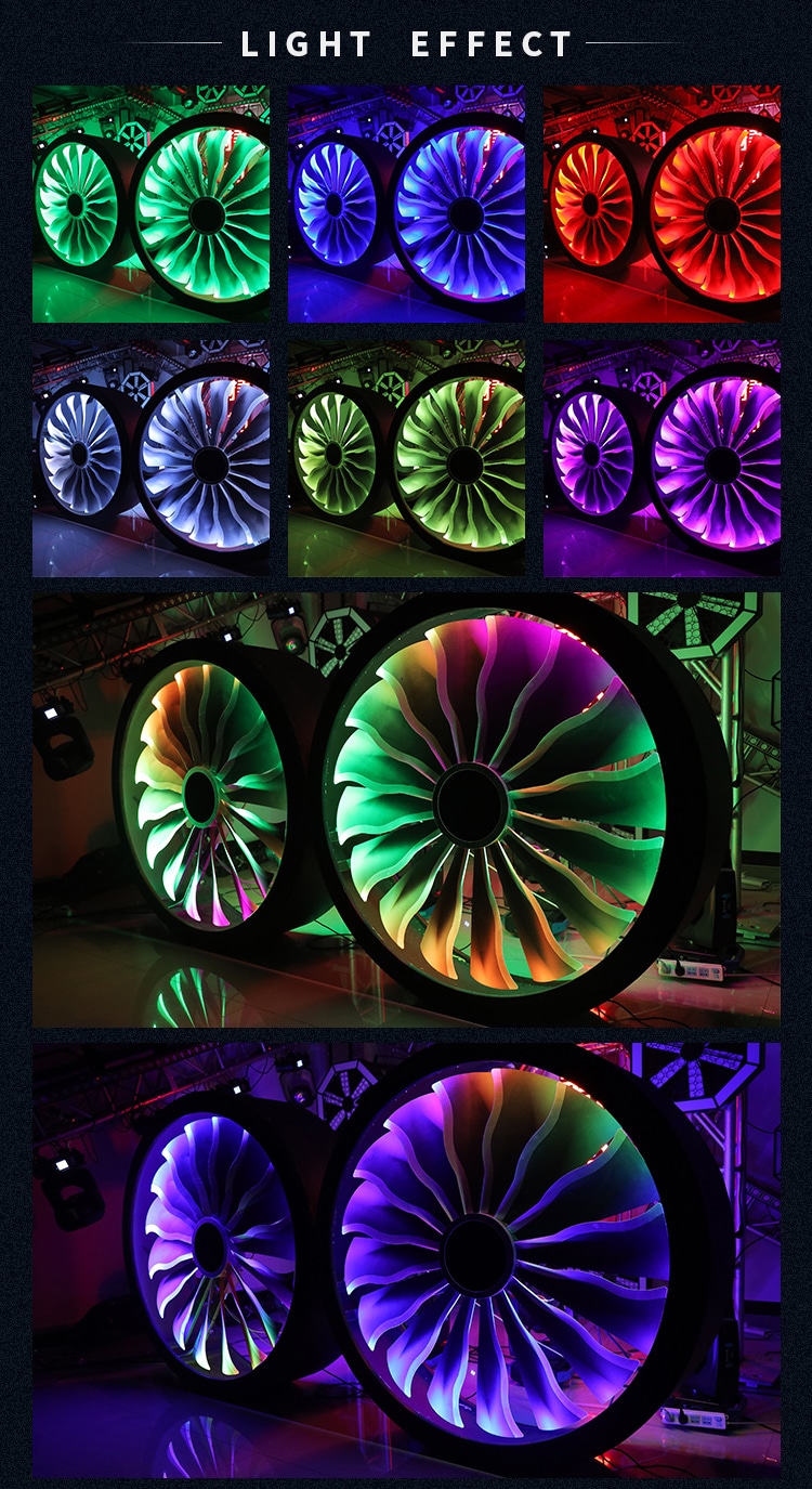 LED FAN BACKGROUND LIGHT