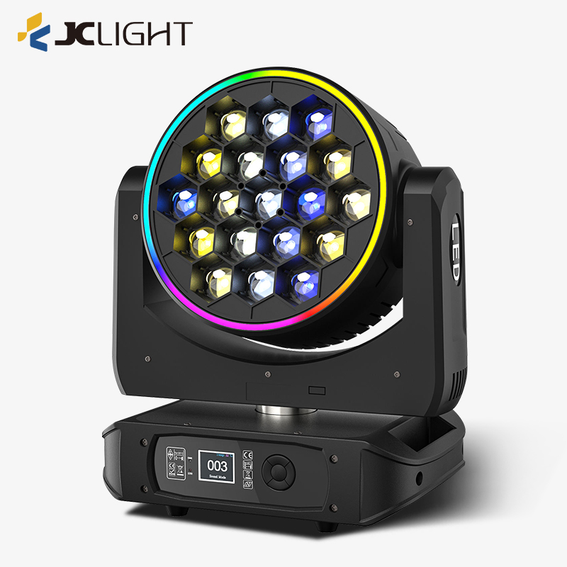 19*40w BEE EYE MOVING HEAD LIGHT WITH PIXEL CIRCEL