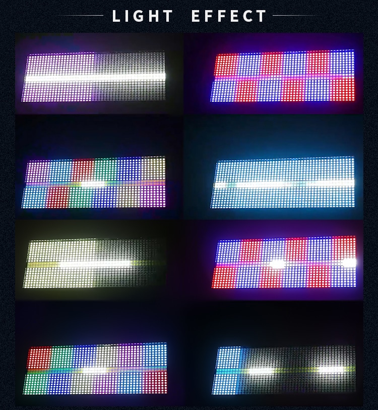 12 SEGMENT STROBE MOVING HEAD LIGHT