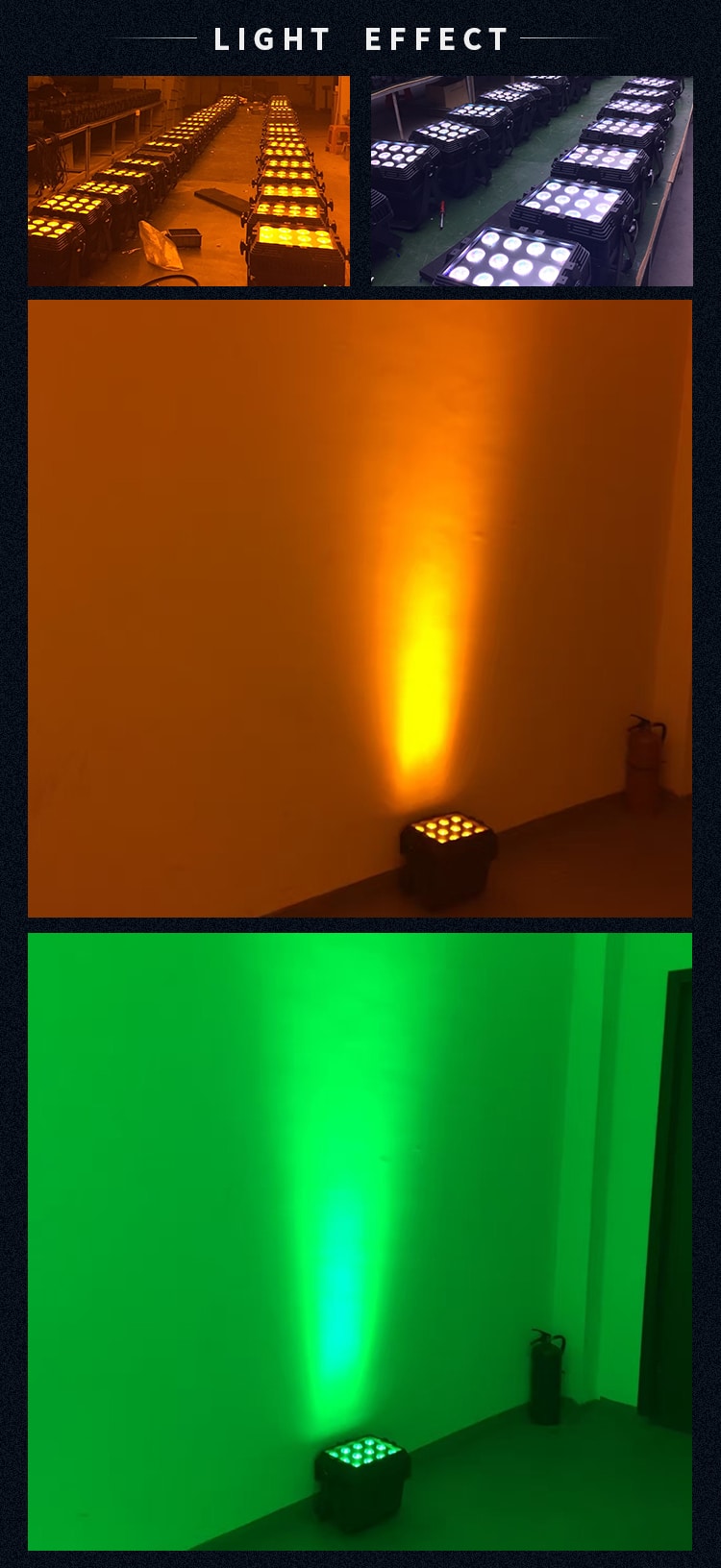 WATERPROOF WIRELESS BATTERY LED CITY COLOR LIGHT