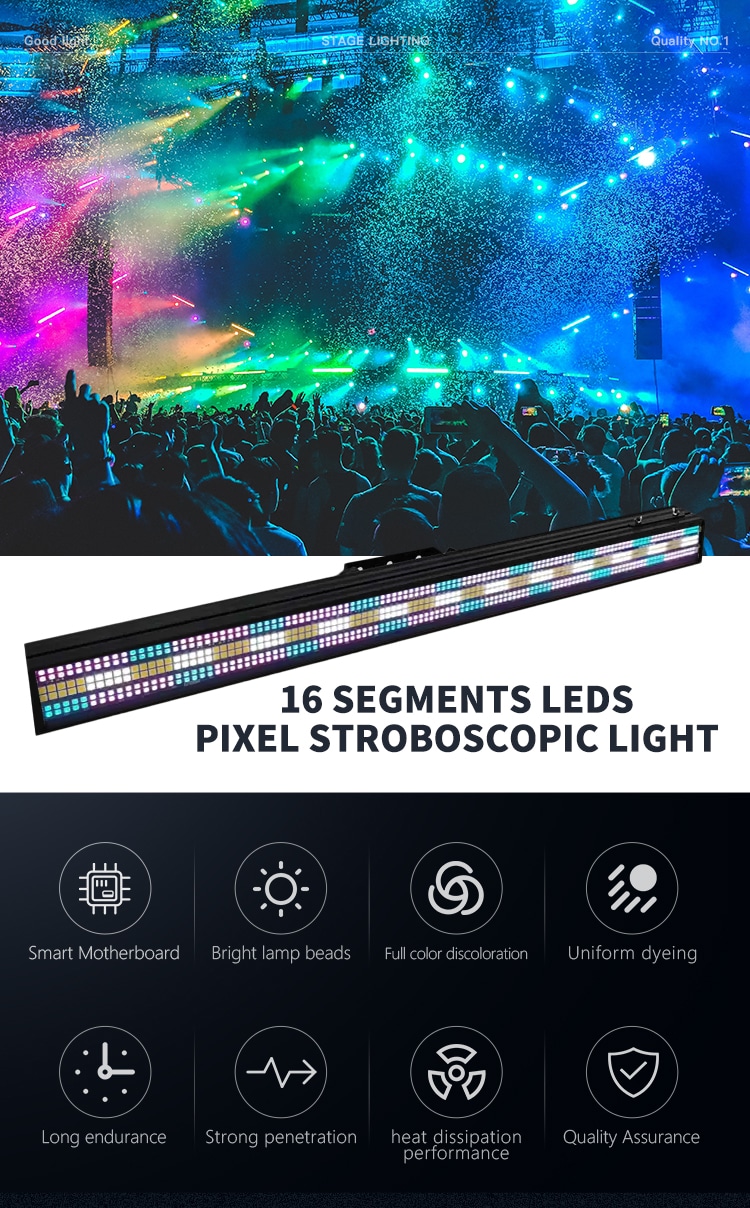 LED PIXEL STROBE LIGHT BAR