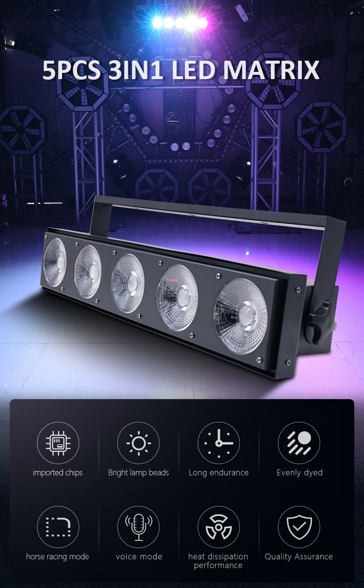 5PCS 3IN1 LED MATRIX LIGHT