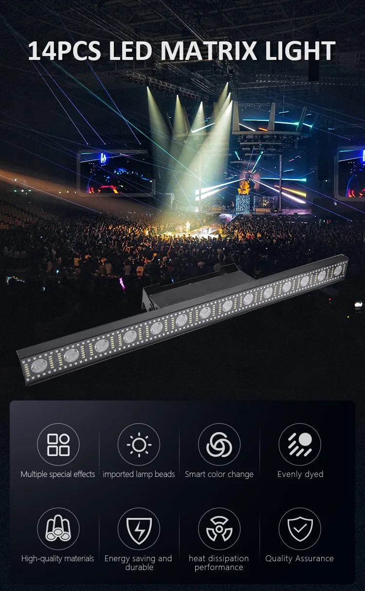 12/14PCS 3IN1 LED MATRIX LIGHT