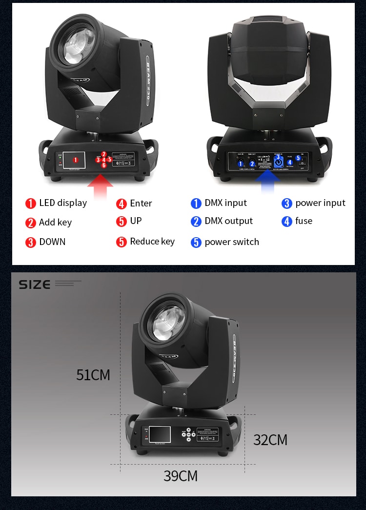 230W BEAM LIHGT A1 3
