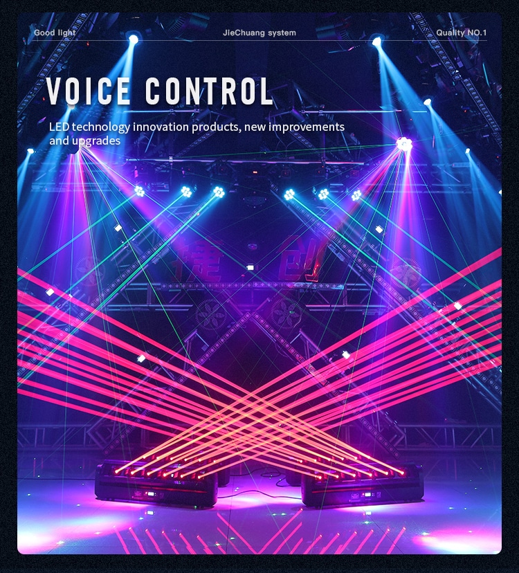 6 EYES MOVING HEAD LASER LIGHT I8-1