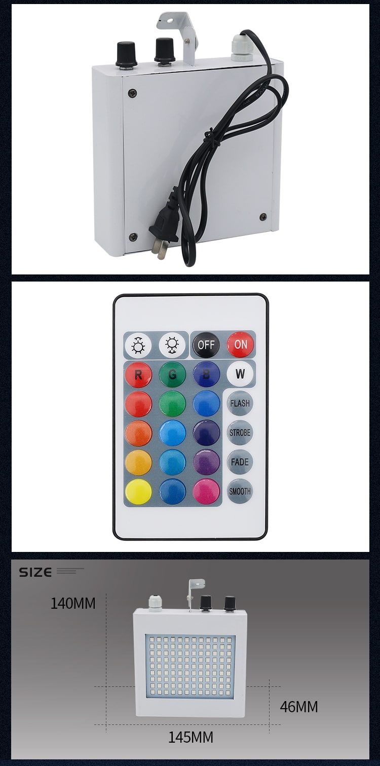 108PCS WHITE/FULLCOLOR STROBE LIGHT