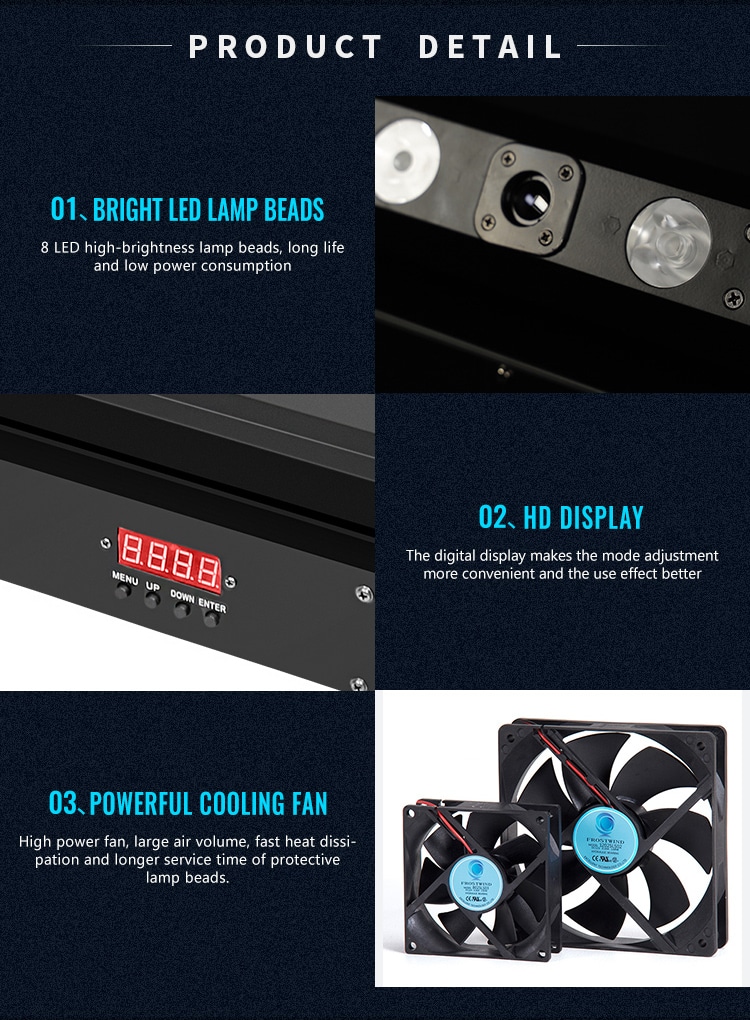 8+8 BEAM LASER DJ LIGHT