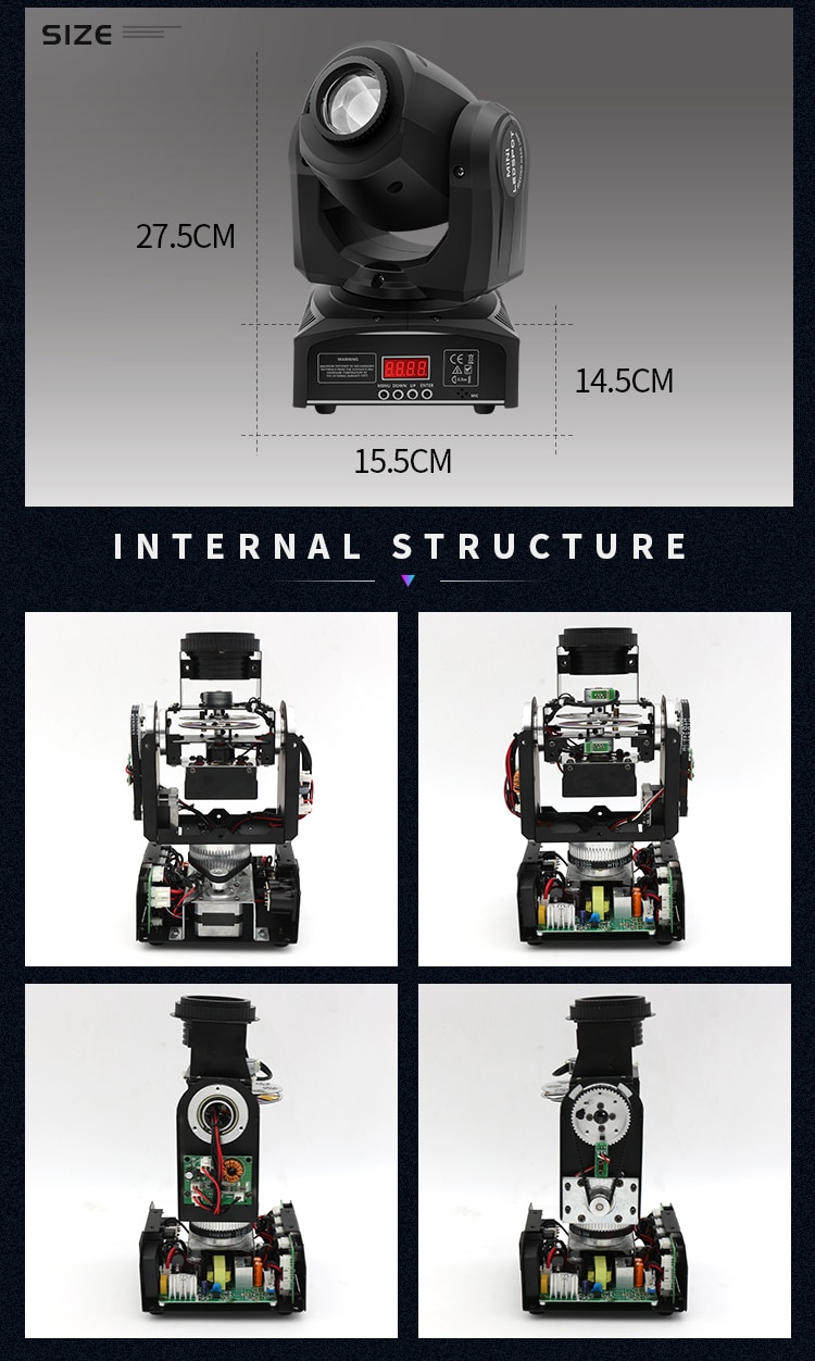 10/30/60/90W MINI LED SPOT MOVING HEAD LIGHT