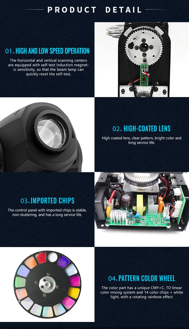 10/30/60/90W MINI LED SPOT MOVING HEAD LIGHT