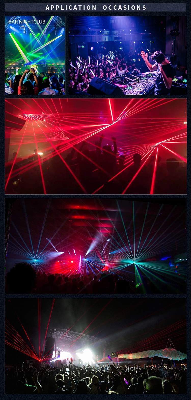 6 EYES MOVING HEAD LASER LIGHT I8-1