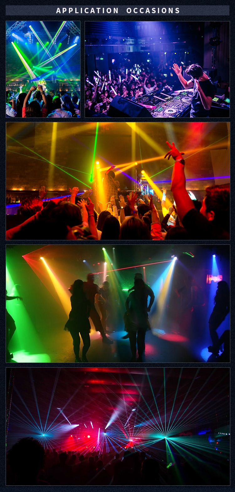 SIX HEADS 3IN1 DOT MATRIX LASER LIGHT