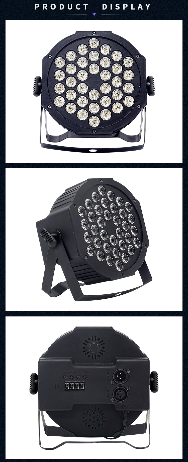 36PCS LED MINI PAR LIGHT