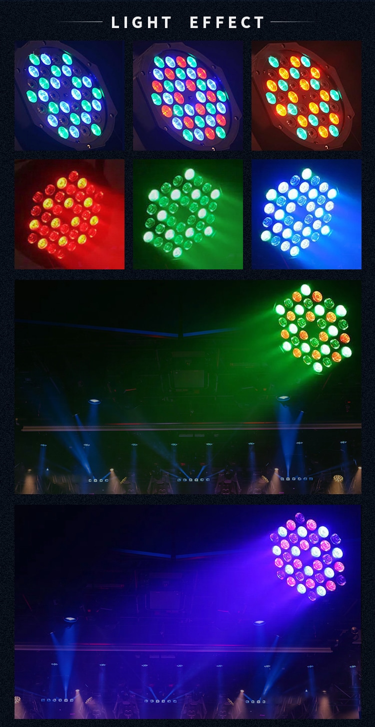 36PCS LED MINI PAR LIGHT