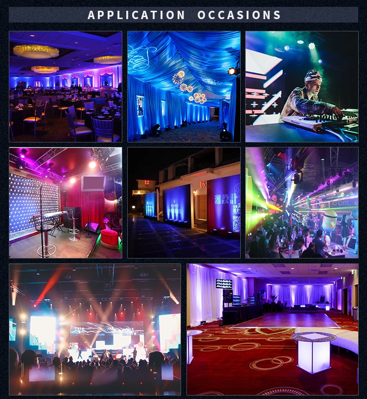 36PCS LED MINI PAR LIGHT