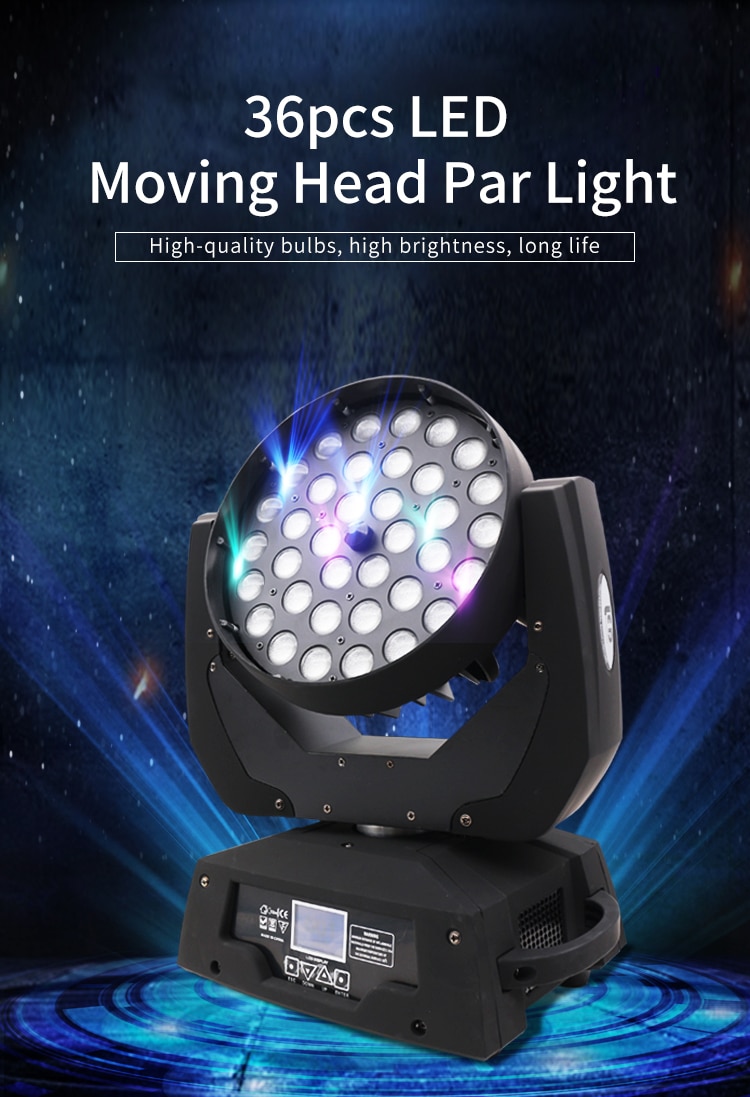 36PCS*10/12/15W MOVING HEAD PAR LIGHT