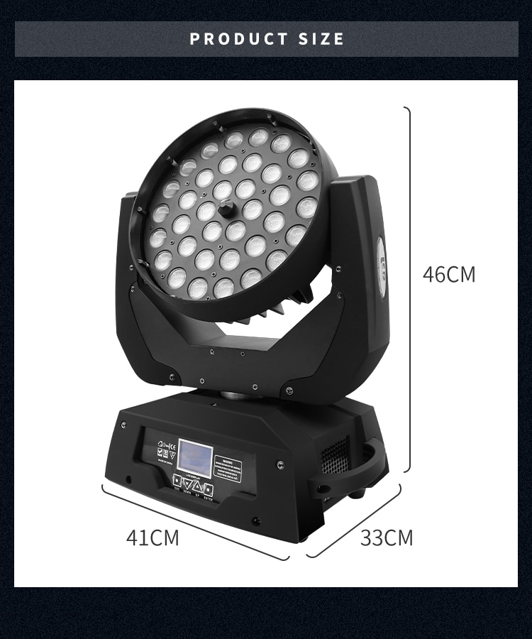 36PCS*10/12/15W MOVING HEAD PAR LIGHT