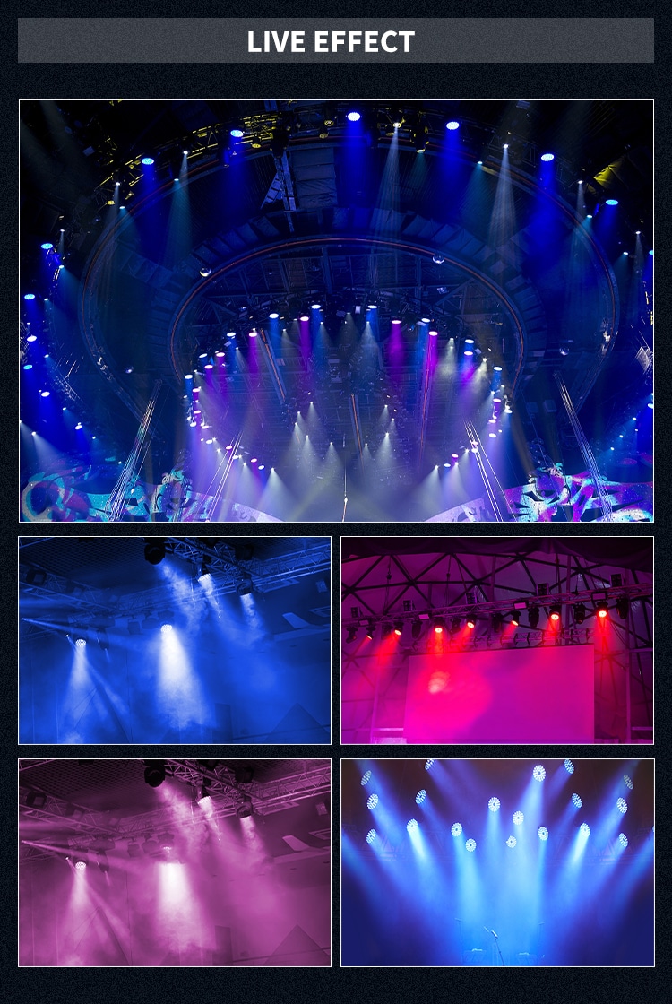 36PCS*10/12/15W MOVING HEAD PAR LIGHT