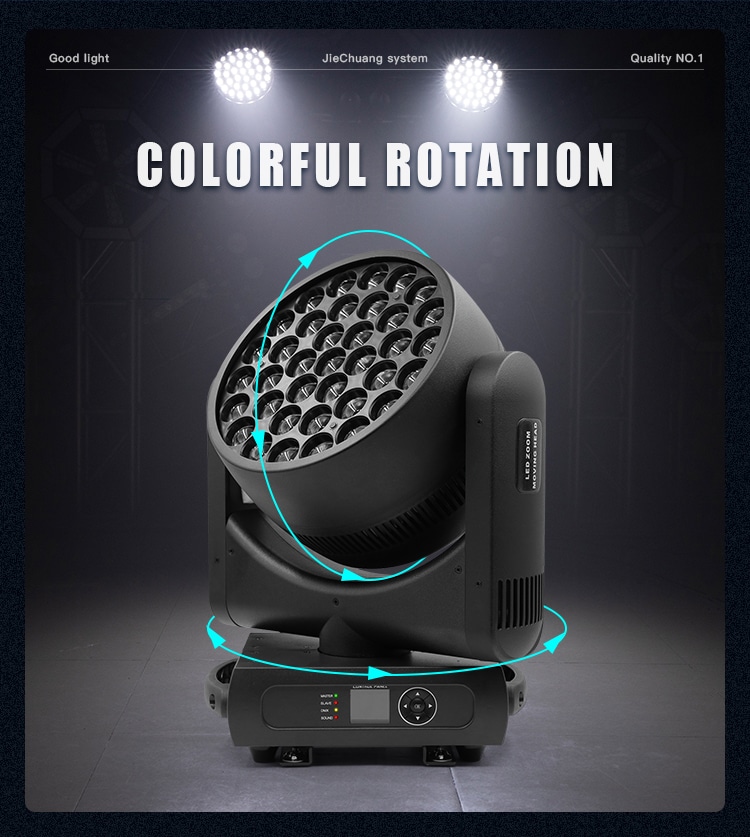 37*15/25W LED ZOOM WASH MOVING HEAD LIGHT