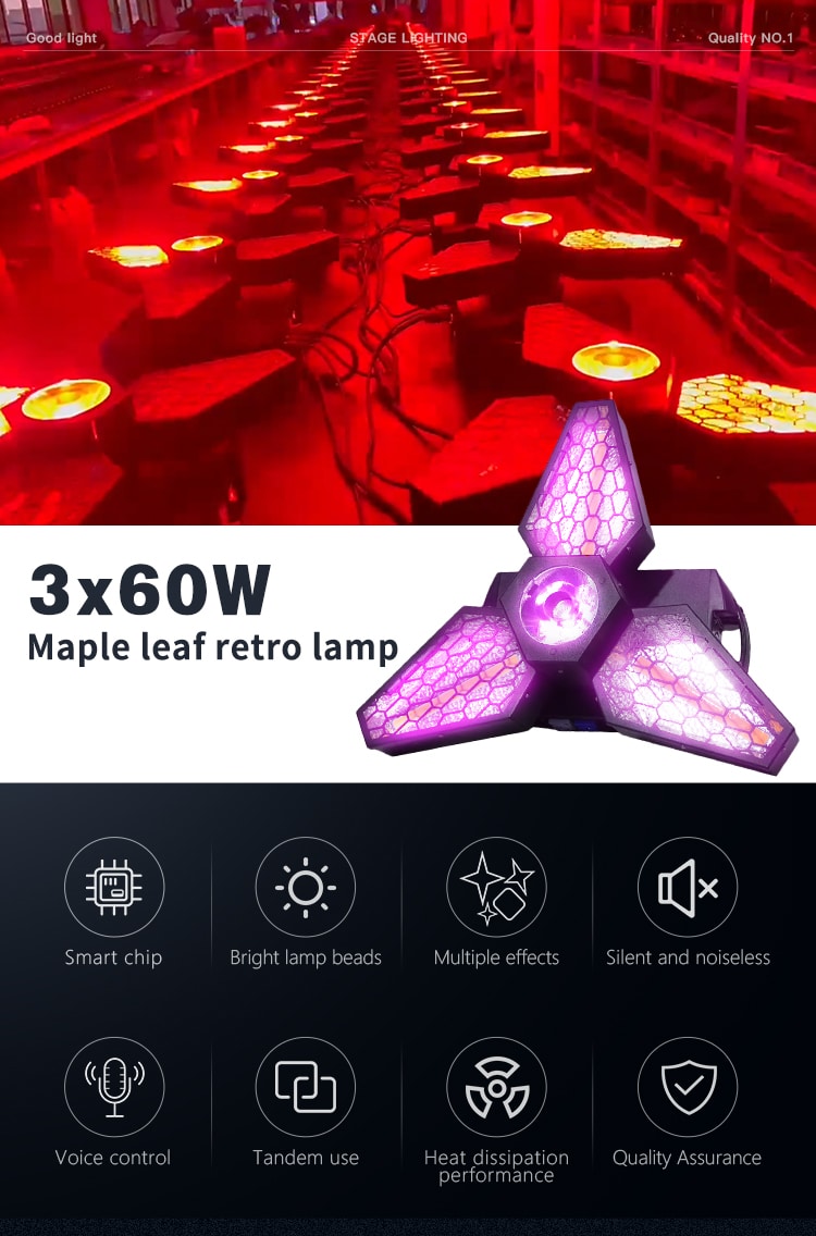 a retro stage light 3*60watt