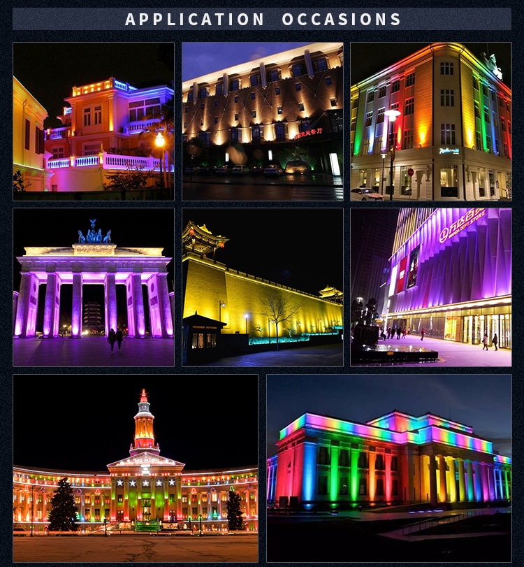 WATERPROOF 48PCS CITY COLOR WASH LIGHT