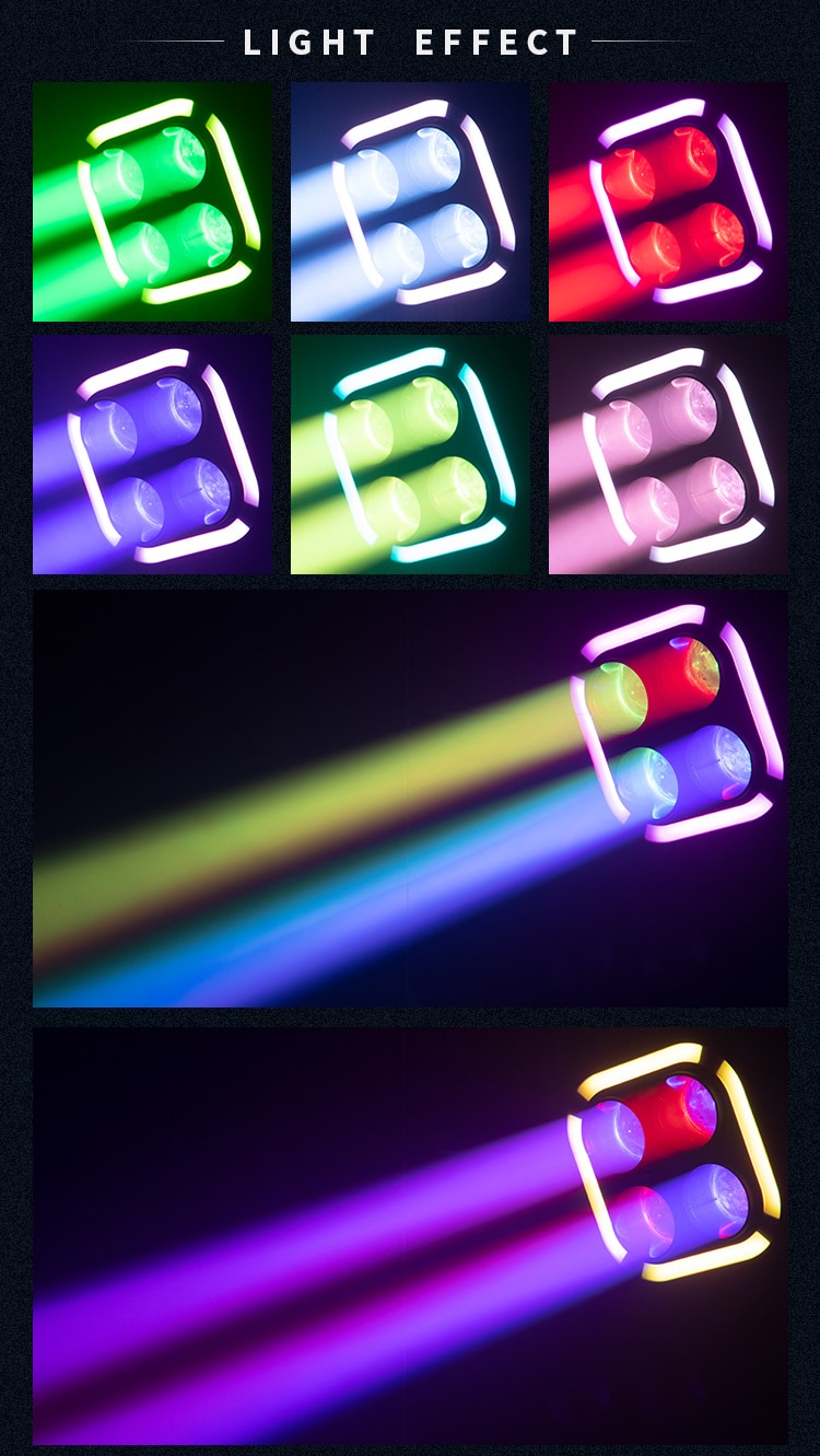 4*60W LED FOCUSING MINI MOVING HEAD LIGHT