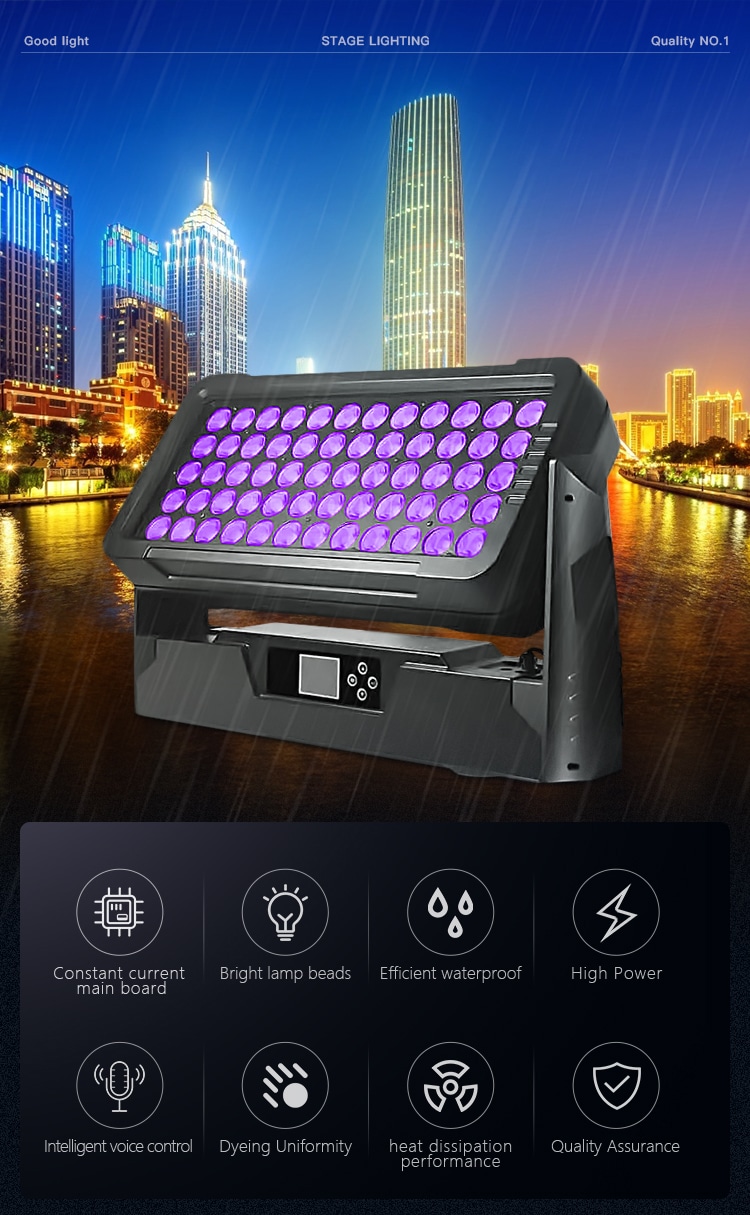 WATERPROOF 60PCS CITY COLOR WASH LIGHT