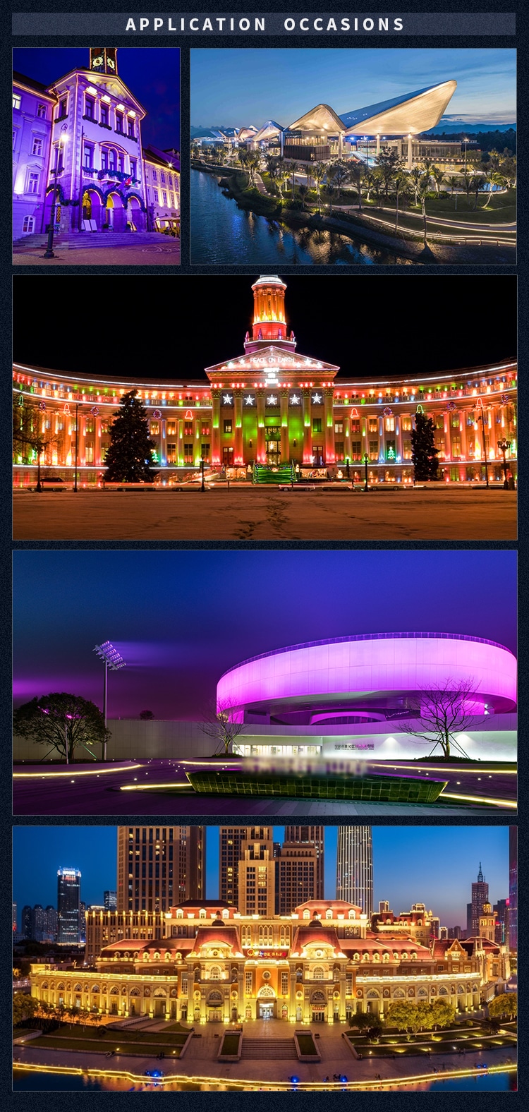 WATERPROOF 60PCS CITY COLOR WASH LIGHT