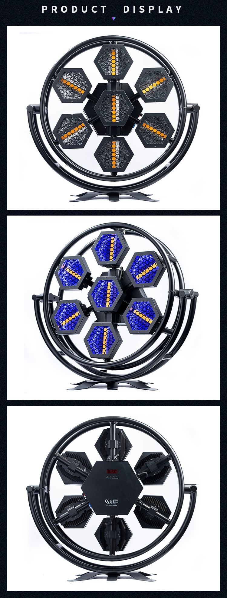 a 7PCS RETRO STAGE LIGHT