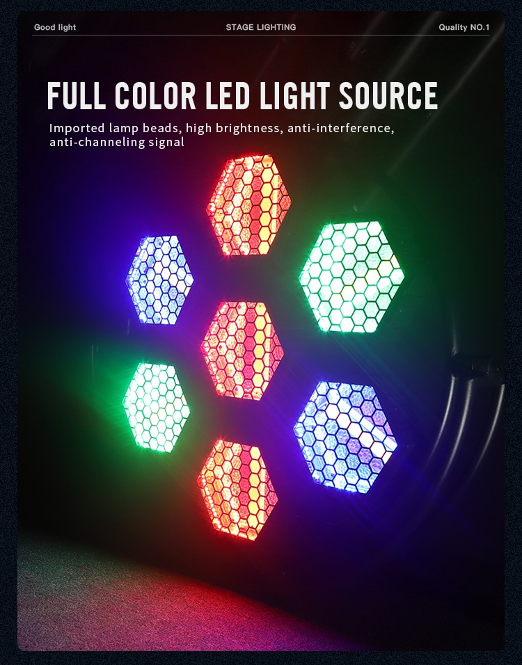 a 7PCS RETRO STAGE LIGHT