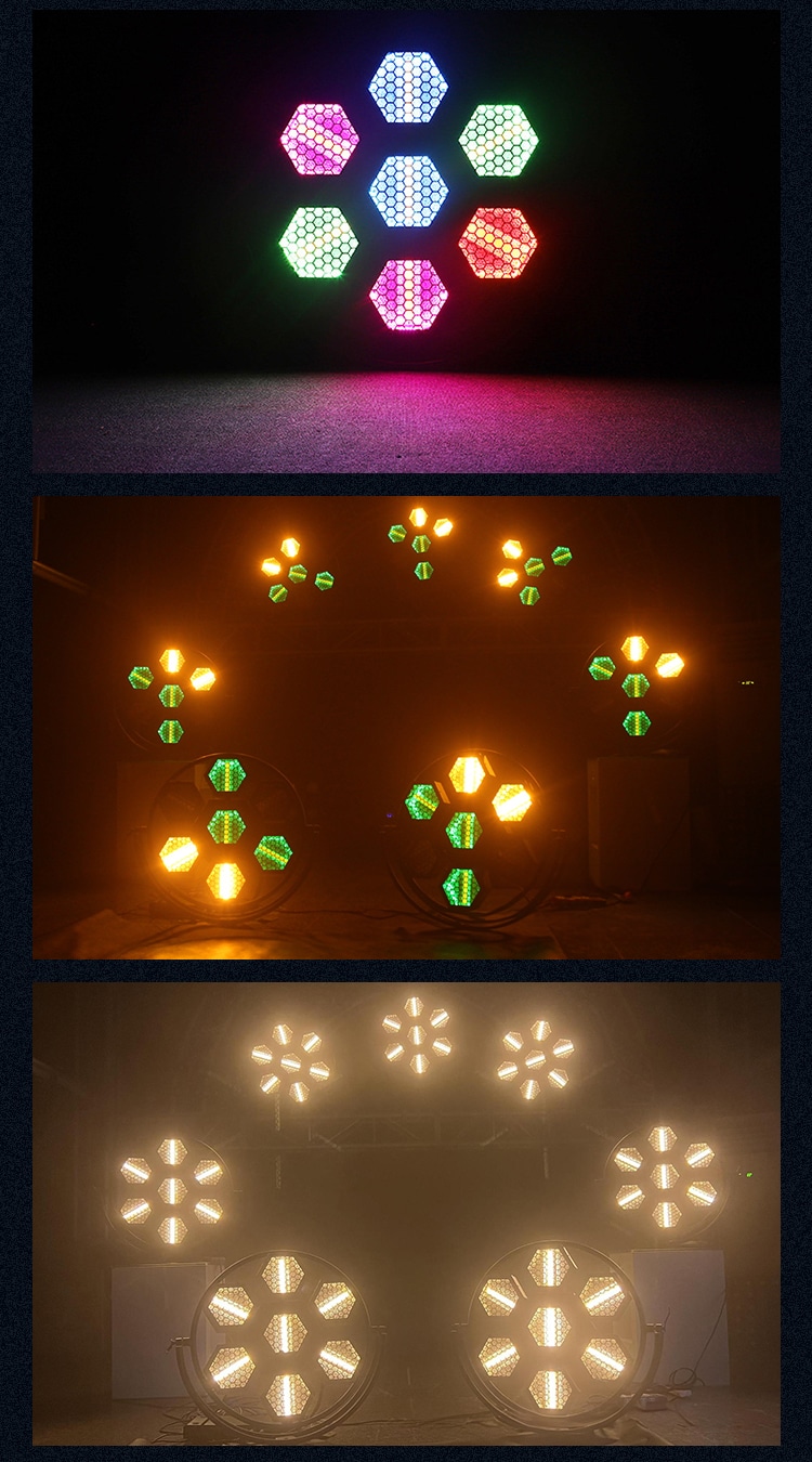 a 7PCS RETRO STAGE LIGHT