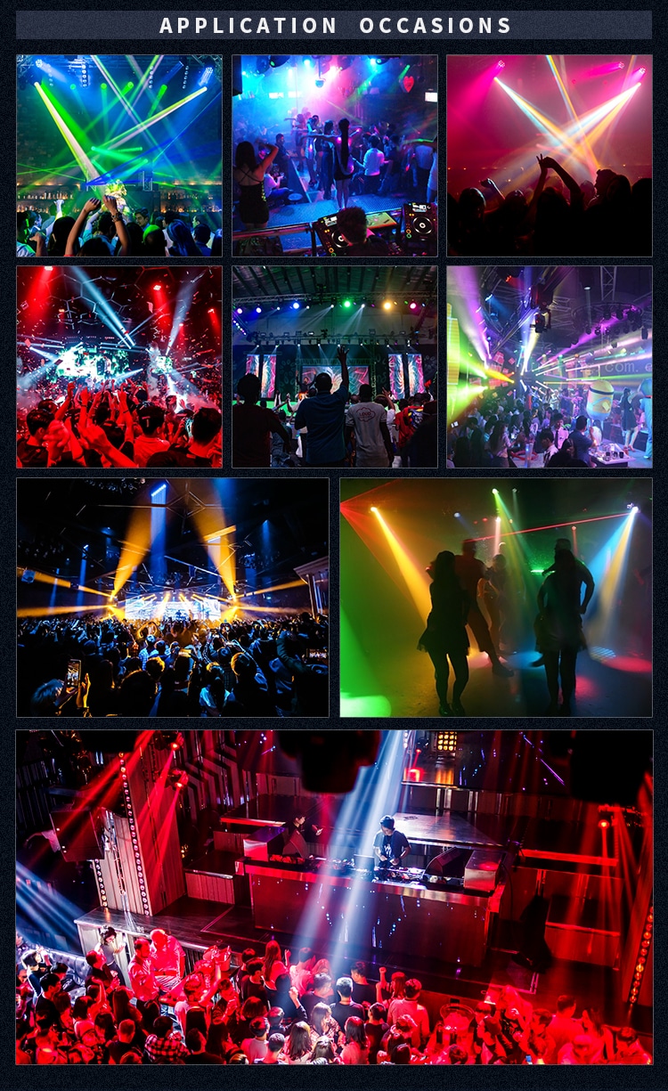 7PCS*40W MINI LED ZOOM WASH MOVING HEAD LIGHT