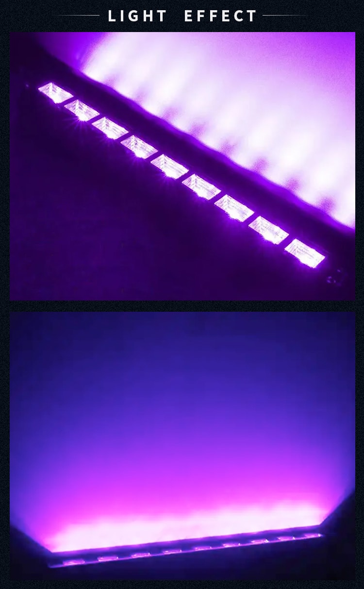 9PIC LED UV BLACK LIGHT