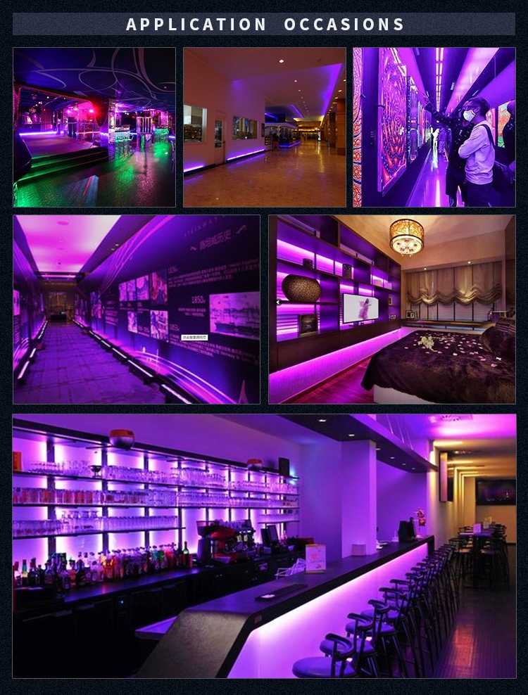 9PIC LED UV BLACK LIGHT