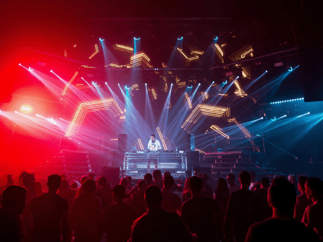 Bar lighting and sound project case