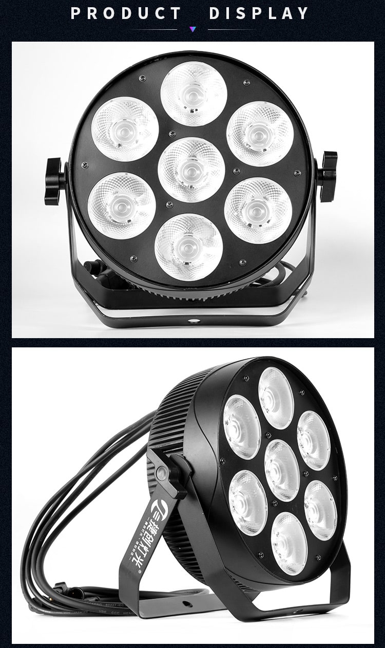 7 EYES FLAT COB PAR LIGHT