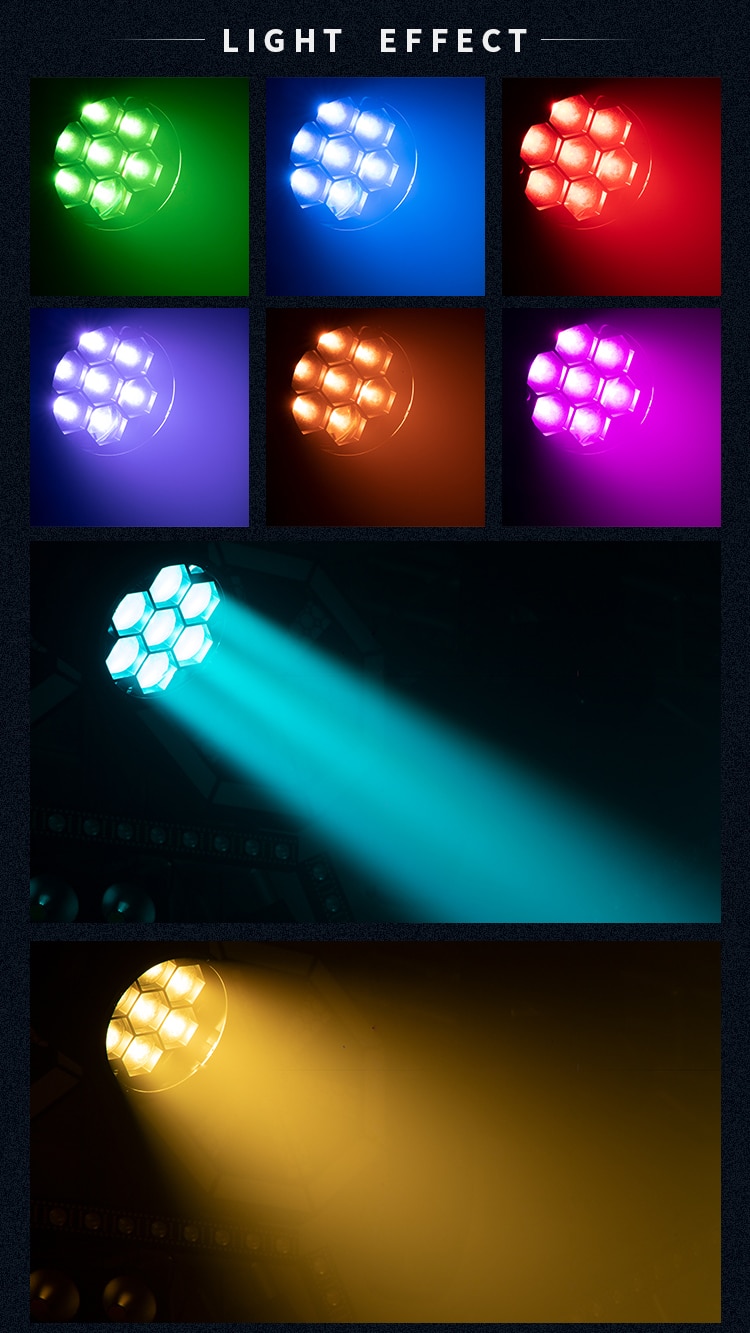 7PCS*15/40W BEE EYES MINI LED ZOOM MOVING HEAD LIGHT