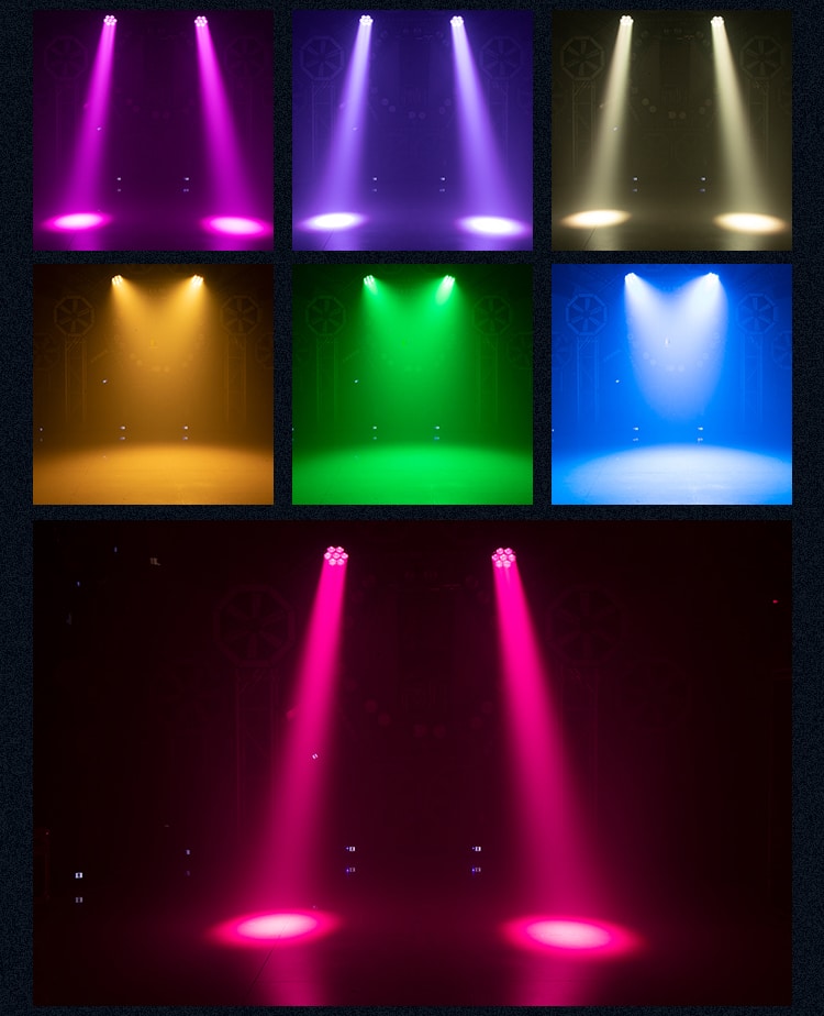 7PCS*15/40W BEE EYES MINI LED ZOOM MOVING HEAD LIGHT