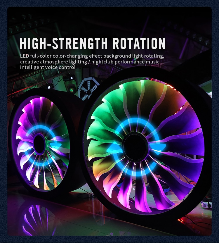 LED FAN BACKGROUND LIGHT