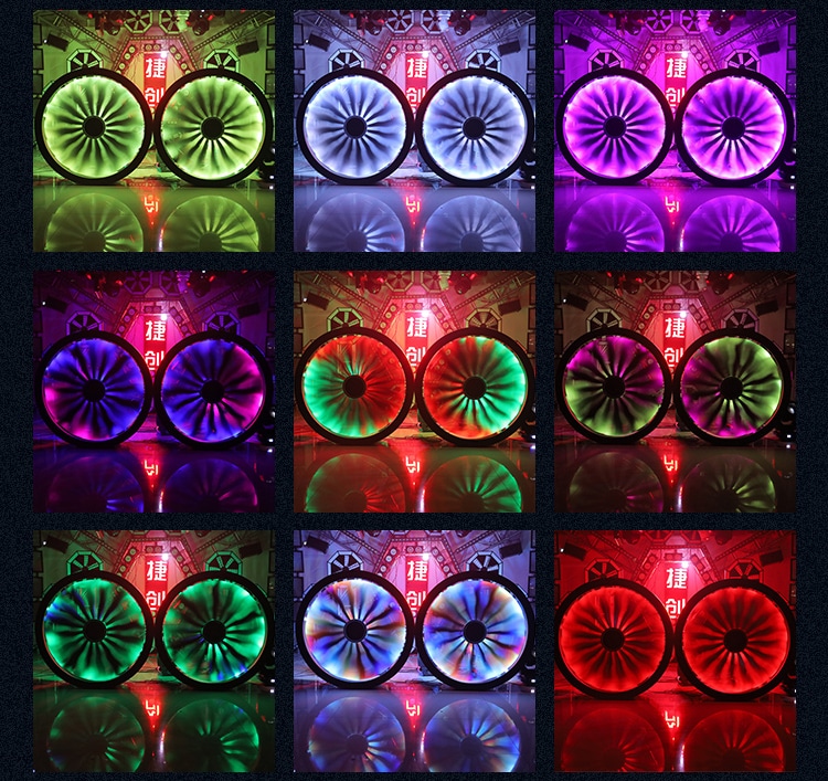 LED FAN BACKGROUND LIGHT