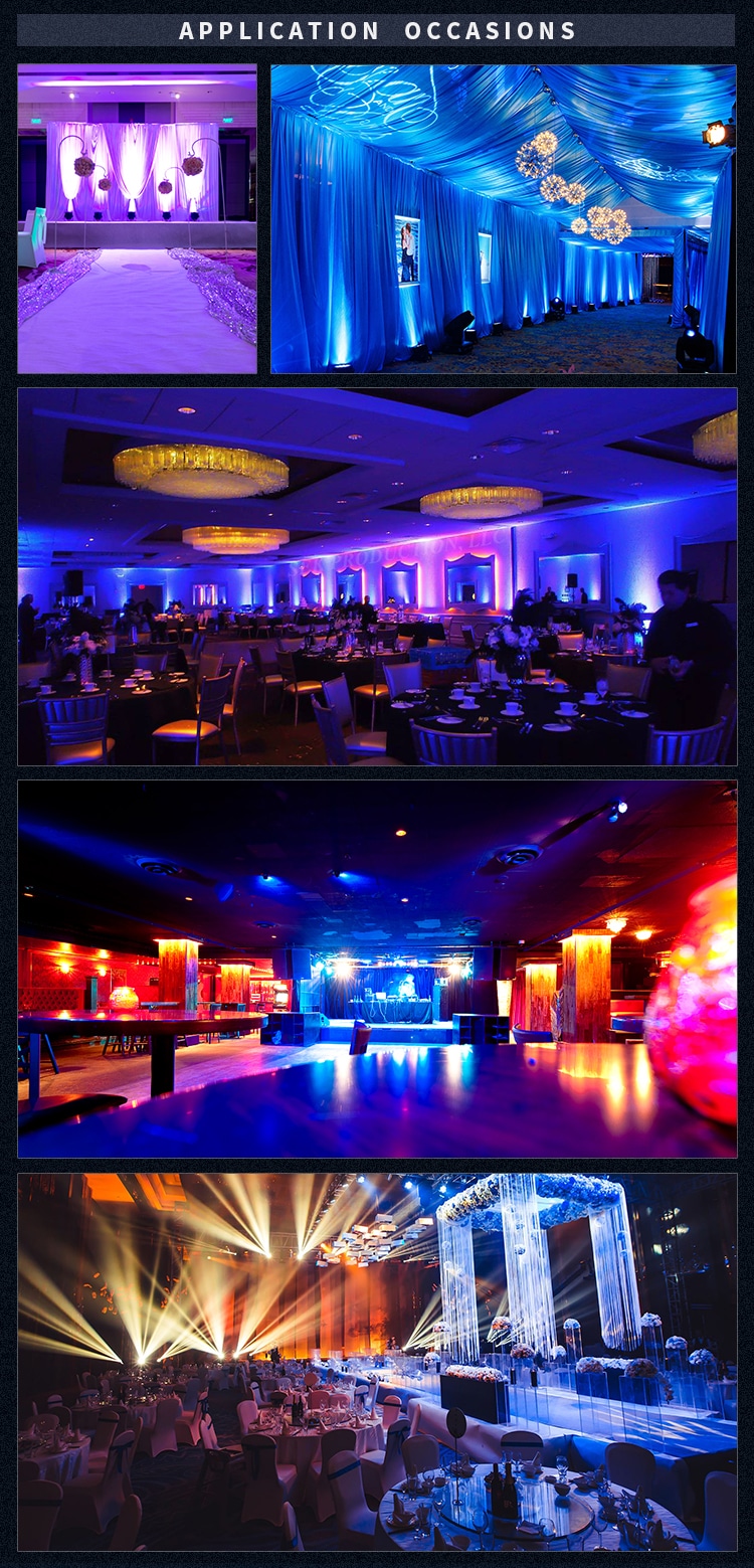 WIRELESS BATTERY DMX LED PAR UP LIGHT 6/9/12*18W Eternal Lighting cube Echo