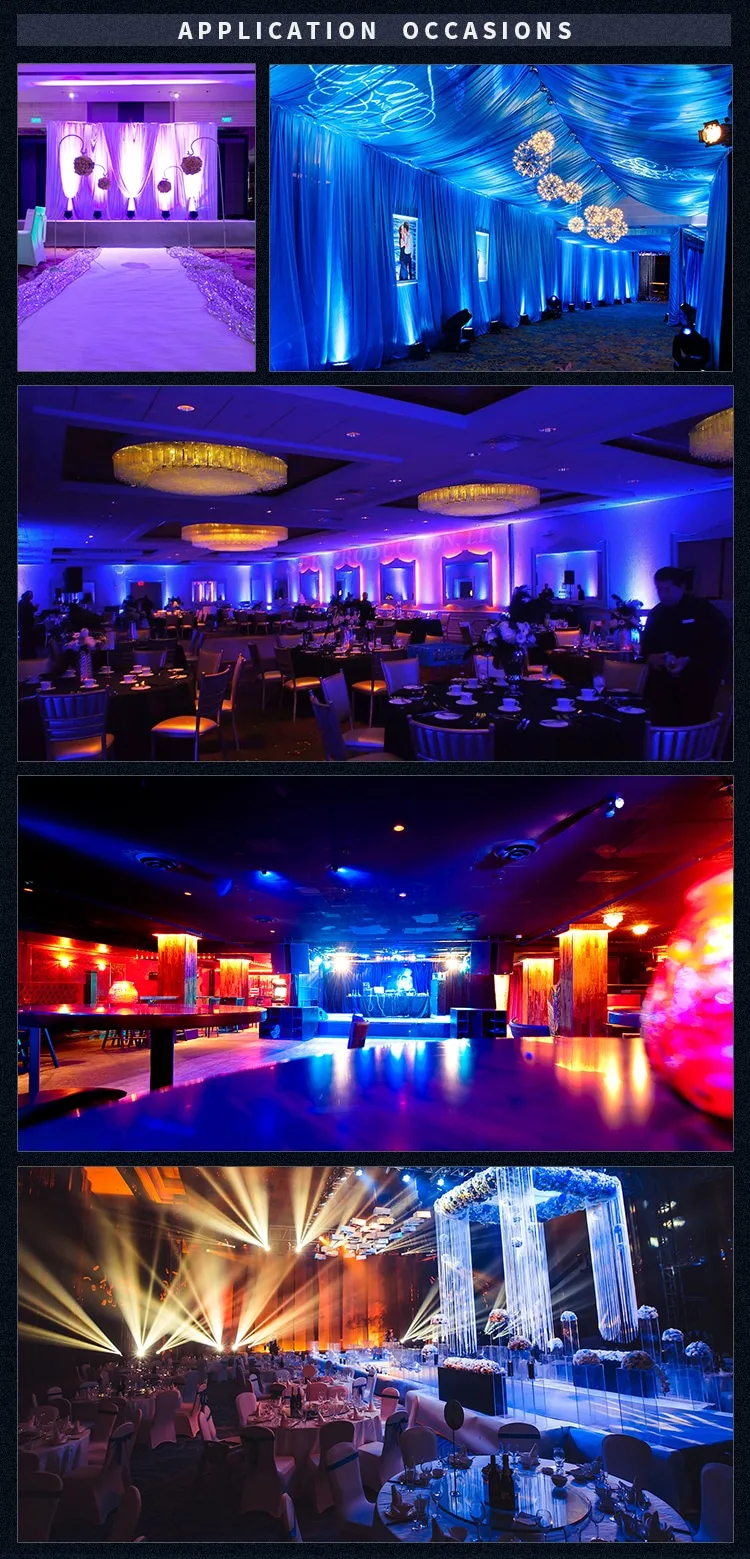 WIRELESS BATTERY DMX LED PAR UP LIGHT 6/9/12*18W Eternal Lighting cube Echo