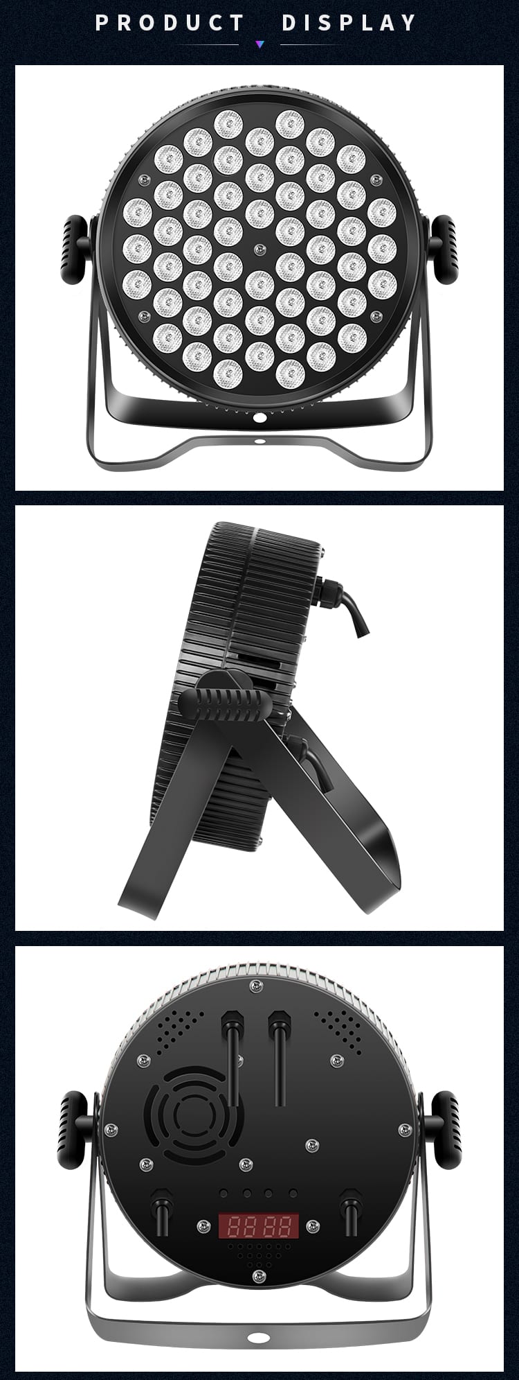 54PCS LED FLAT PAR LIGHT