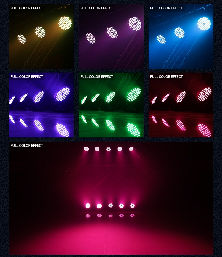 54PCS LED FLAT PAR LIGHT