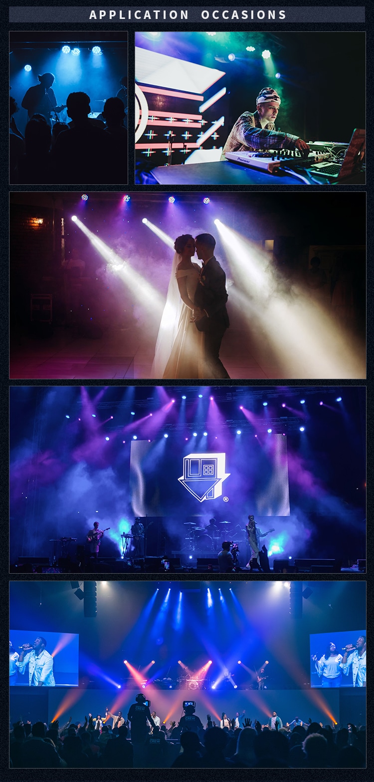 54PCS LED FLAT PAR LIGHT