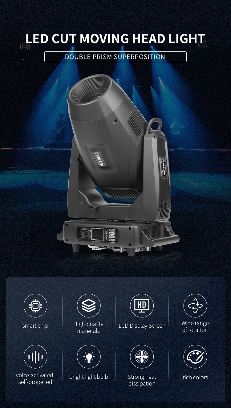 LED PROFESSIONAL 600/700/800/1000/1200W CUT MOVING HEAD LIGHT 1