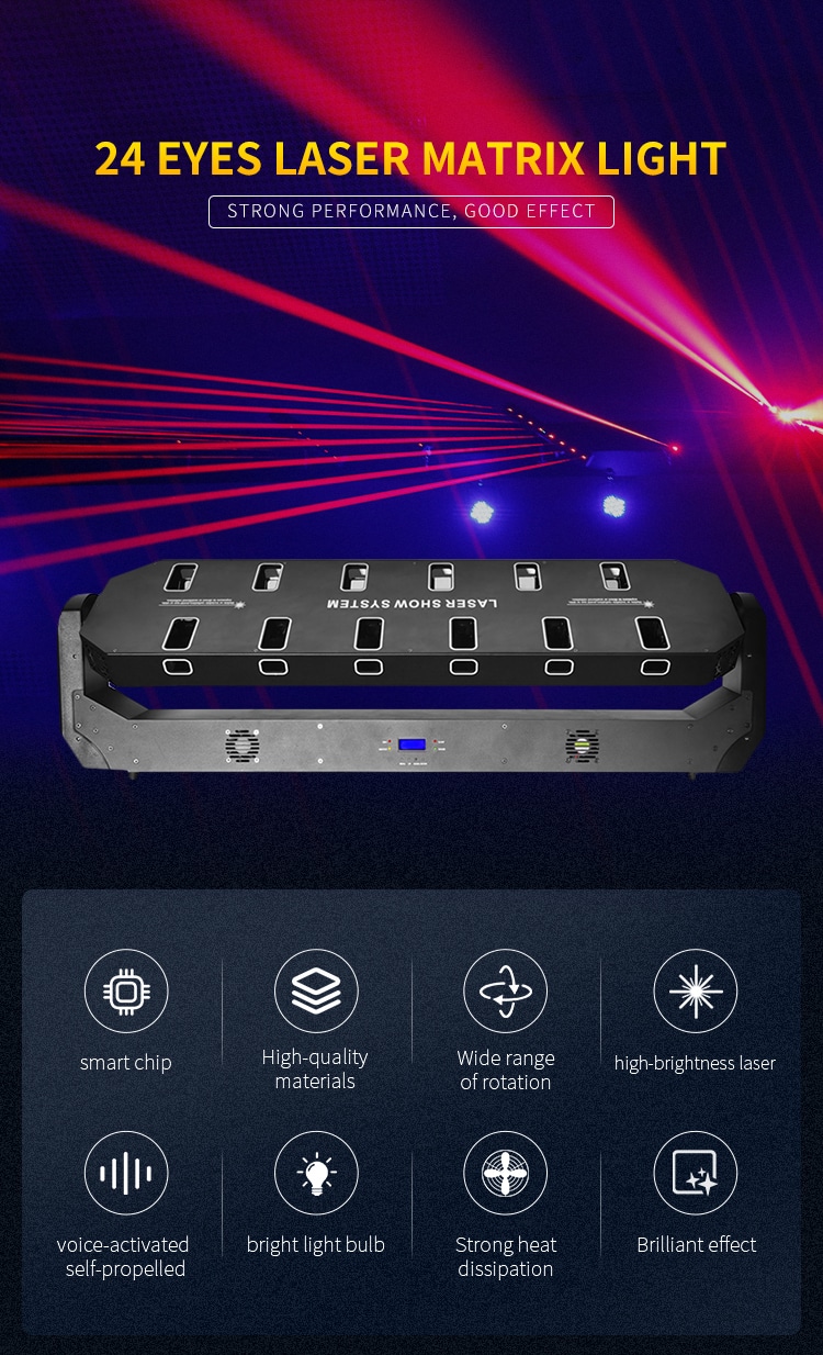 24 EYES MATRIX LASER LIGHT