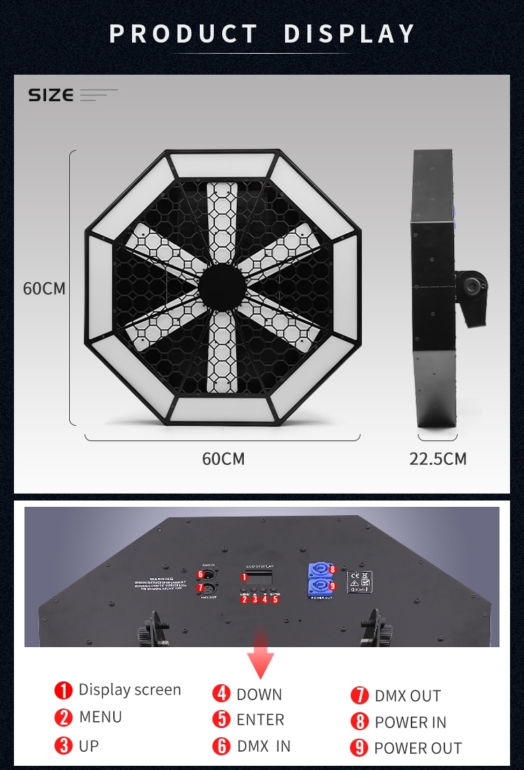 LED BIG WINDMILL BACKGROUND LIGHT