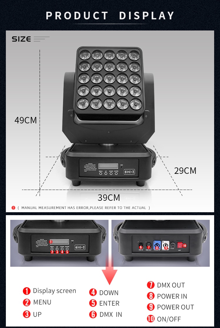 25PCS*12W LED MATRIX LIGHT