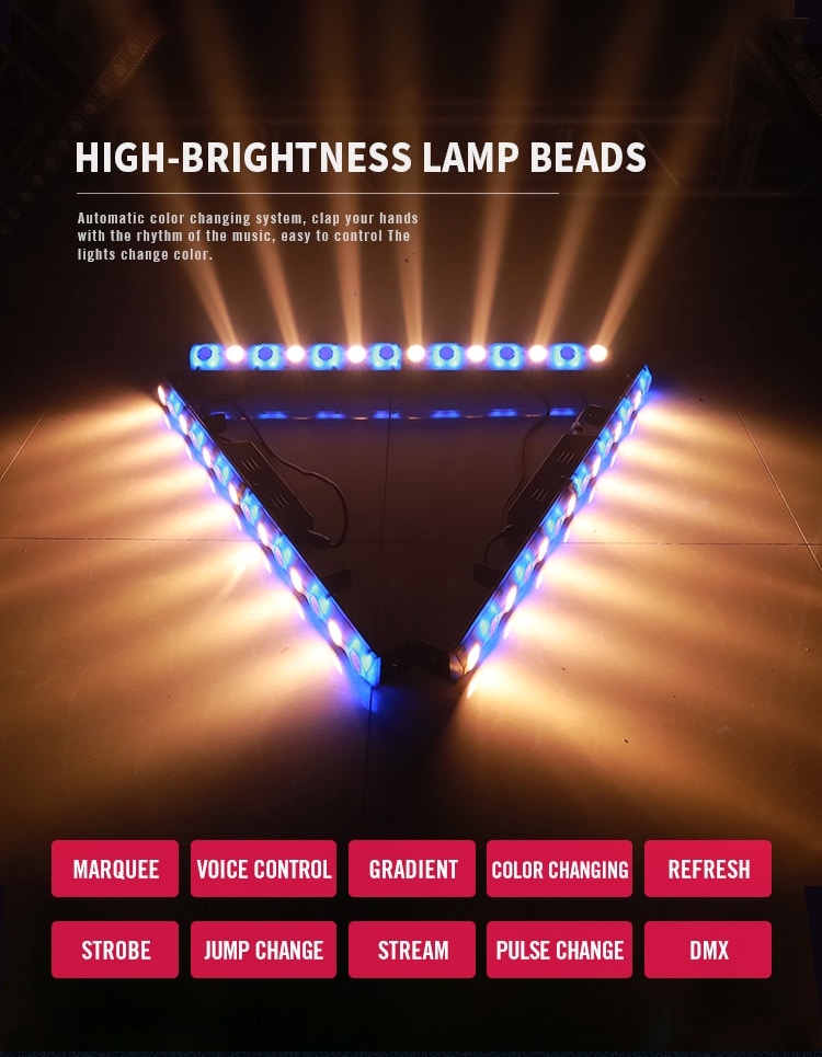 14PCS LED WASH DOT MATRIX LIGHT