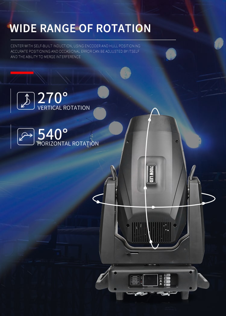 LED PROFESSIONAL 600/700/800/1000/1200W CUT MOVING HEAD LIGHT 5